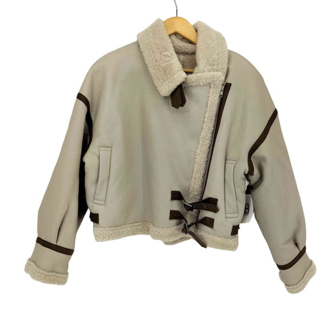 ムルーア MURUA Belt Fake Shearling Blouson レディース FREE