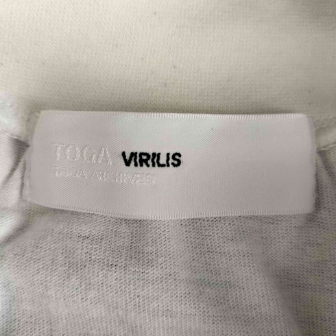 トーガビリリース TOGA VIRILIS ヌードガール デザイン ポケット モックネック半袖Tシャツ メンズ 46