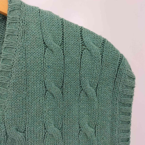 ポロラルフローレン POLO RALPH LAUREN ポニー刺繍 ケーブル編みベスト メンズ import:XL