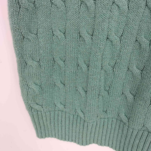 ポロラルフローレン POLO RALPH LAUREN ポニー刺繍 ケーブル編みベスト メンズ import:XL