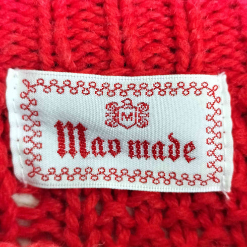 マオメイド mao made リネンブレンドアランニットプルオーバー レディース FREE