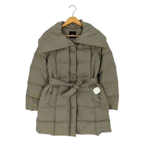 マックスマーラウィーケンドライン Max Mara WEEKEND LINE ベルト付き スナップボタン ショールカラー ダウンコート レディース 38