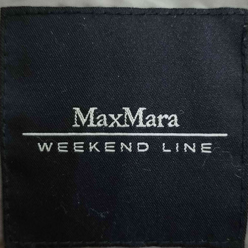 マックスマーラウィーケンドライン Max Mara WEEKEND LINE ベルト付き スナップボタン ショールカラー ダウンコート レディース 38
