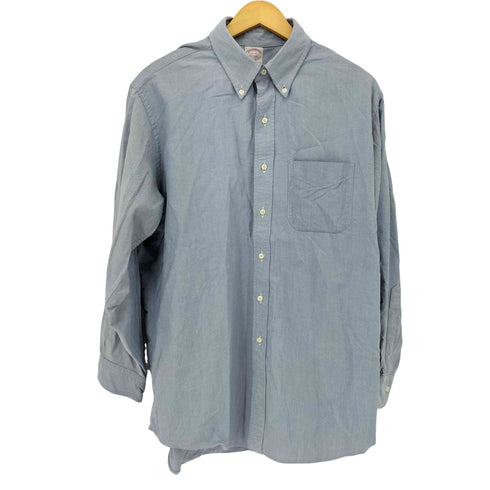 ブルックスブラザーズ BROOKS BROTHERS アメリカ製 フロントポケット BD SUPIMA C0TTON L/S シャツ メンズ 17-33