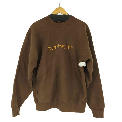 カーハート Carhartt 80-90S 三角タグ フロントロゴ刺繍スウェット メンズ