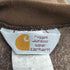 カーハート Carhartt 80-90S 三角タグ フロントロゴ刺繍スウェット メンズ