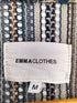 エマクローズ EMMA CLOTHES ルーズオーバーオープンカラーマルチパターンS/Sシャツ メンズ JPN:M