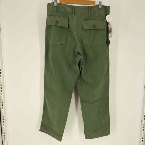 ユーエスアーミー U.S. ARMY 60-70S FATIGUE PANTS ボタンフライ 尿素ボタン ベイカーパンツ メンズ