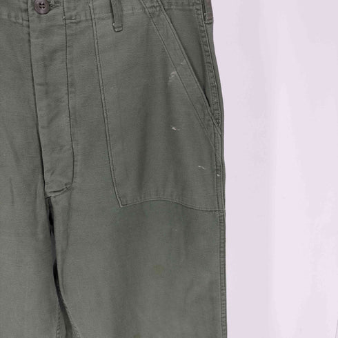 ユーエスアーミー U.S. ARMY 60-70S FATIGUE PANTS ボタンフライ 尿素ボタン ベイカーパンツ メンズ