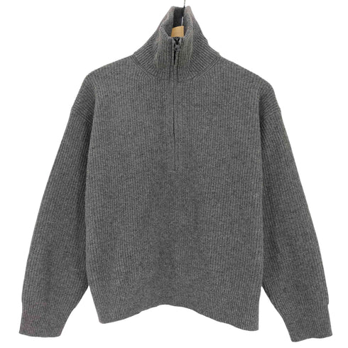 ユニクロシー UNIQLO:C プレミアムラムハーフジップセーター レディース JPN:XL