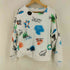 ザラ ZARA GRAFFITI PRINT SWEATSHIRT セットアップ レディース 13-14
