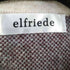 ELFRIEDE 総柄 フリル カーディガン レディース