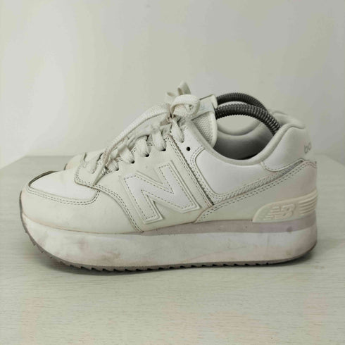 ニューバランス NEW BALANCE 574+ FW 厚底ローカットスニーカー メンズ JPN:26