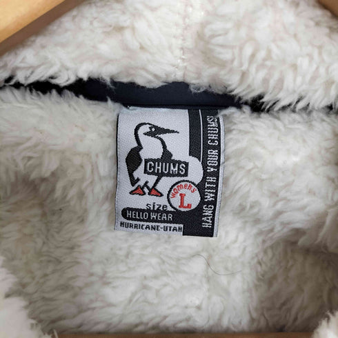 チャムス CHUMS Elmo Fleece Full Zip Parka エルモフリースフルジップパーカー レディース import:L