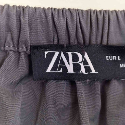 ザラ ZARA ナイロンバルーンミディスカート レディース JPN:L