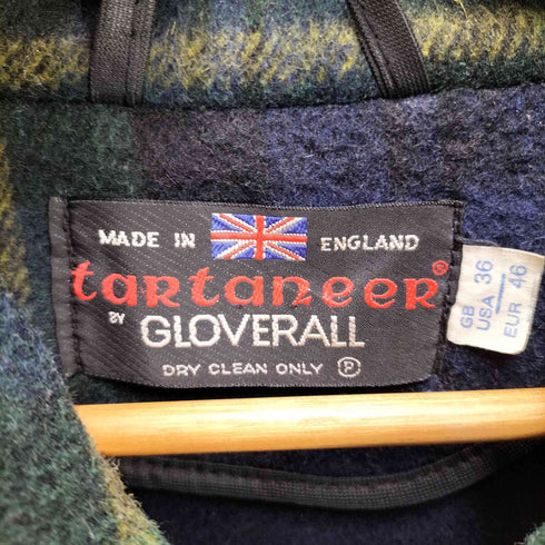 グローバーオール Gloverall tartaneer by gloverall チェック柄ウールコート メンズ US36 EU46