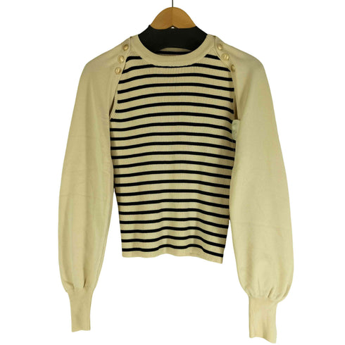 ビス ViS 24ss メタル釦ニット タンクトップ レディース FREE