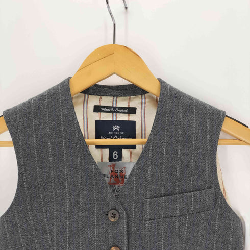 ナイジェルケーボン NIGEL CABOURN fox flannel ウールベスト レディース UK:6