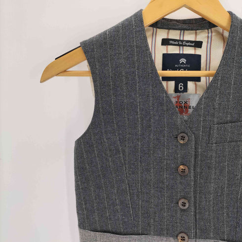 ナイジェルケーボン NIGEL CABOURN fox flannel ウールベスト レディース UK:6
