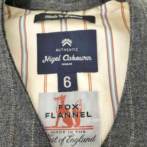 ナイジェルケーボン NIGEL CABOURN fox flannel ウールベスト レディース UK:6