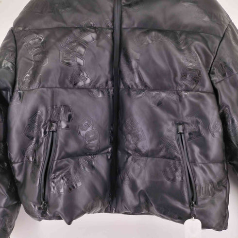 アフューグッドキッズ A FEW GOOD KIDS フェイクレザーダウンジャケット 止水ジップ 型押し メンズ import:S