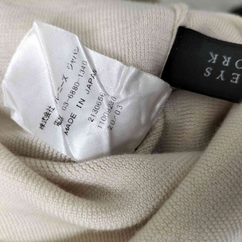 バーニーズニューヨーク BARNEYS NEWYORK Vネック ウール ニット カットソー レディース FREE