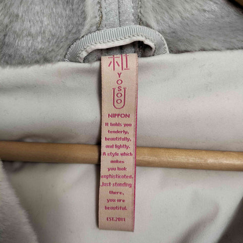 ヨソオウ YOSOOU FAKE MOUTON COAT フェイク ムートン コート レディース JPN:2