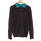 バーバリーブラックレーベル BURBERRY BLACK LABEL ハーフボタンコットンニット メンズ JPN:2