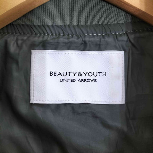ビューティーアンドユースユナイテッドアローズ BEAUTY & YOUTH UNITED ARROWS BY ナイロンツイルMA-1ブルゾン レディース