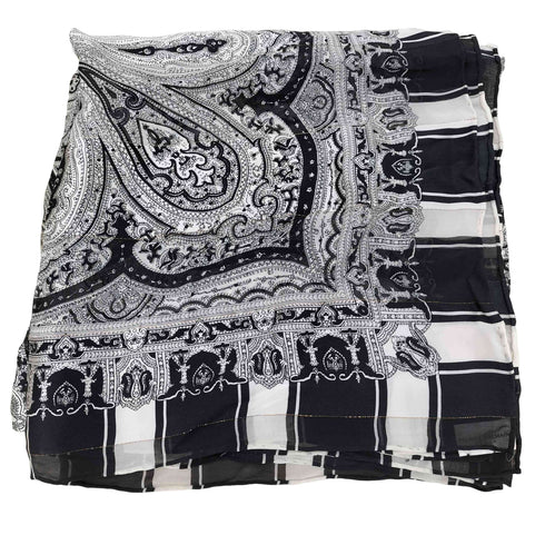 ピエールバルマン Pierre Balmain 総柄シルクスカーフ メンズ