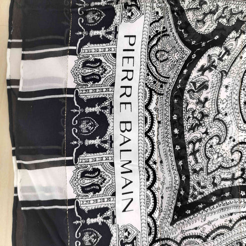 ピエールバルマン Pierre Balmain 総柄シルクスカーフ メンズ
