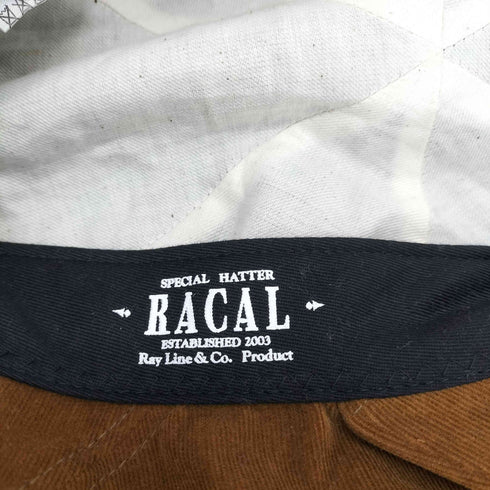 ラカル RACAL 細畝コーデュロイ8panelBigキャスケット メンズ