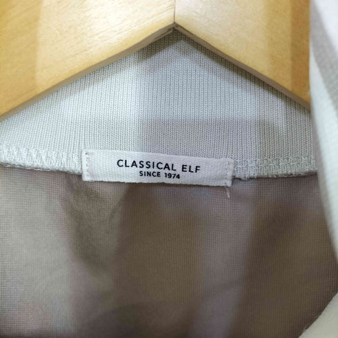 クラシカルエルフ CLASSICAL ELF 胸刺繍ベロアトラックジャケット レディース JPN:M