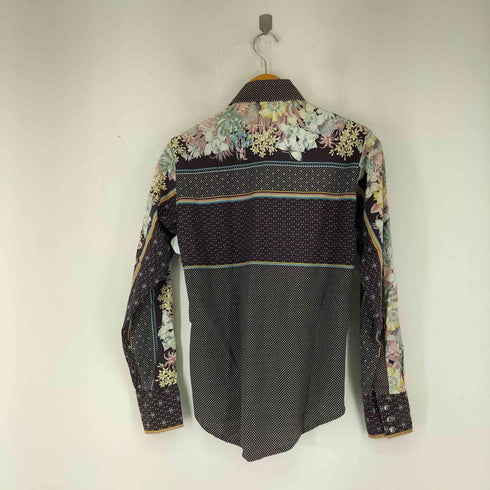 リー Lee 70s USA製 ウエスタンシャツ 総柄 メンズ