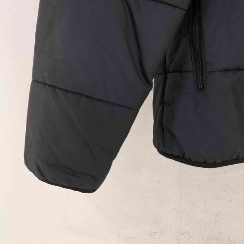 エーグル AIGLE ロゴ刺繍 フーデッド中綿ジャケット メンズ S