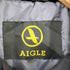 エーグル AIGLE ロゴ刺繍 フーデッド中綿ジャケット メンズ S