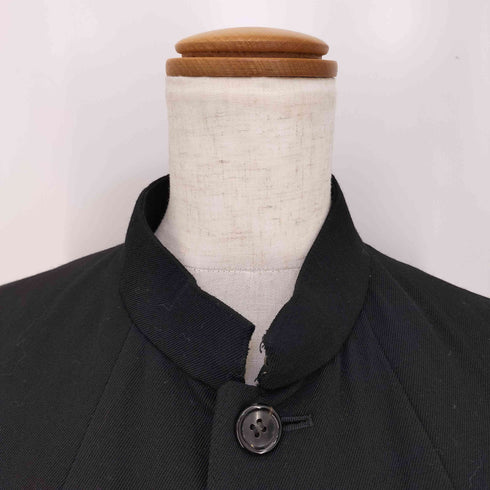 コムデギャルソン COMME des GARCONS AD表記無 マオカラー アシンメトリーバイアス カットオフ ノースリーブジャケット レディース JPN:S