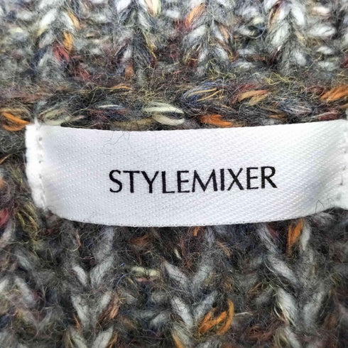スタイルミキサー STYLEMIXER ミックスヤーンショートニット レディース FREE