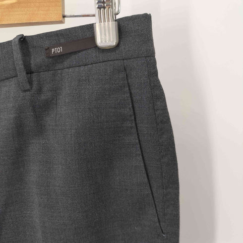 ピーティーゼロウーノ PT01 SUPER SLIM FIT テーパードスラックス メンズ 46