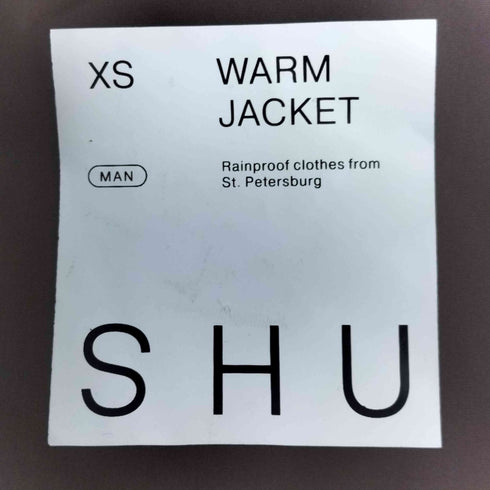 SHU フード付きロング中綿コート メンズ JPN:XS