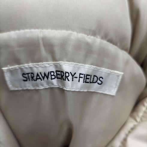 ストロベリーフィールズ STRAWBERRY-FIELDS ファー付き 中綿コート レディース