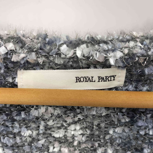 ロイヤルパーティー ROYAL PARTY ニットツイードミドルカーディガン レディース FREE