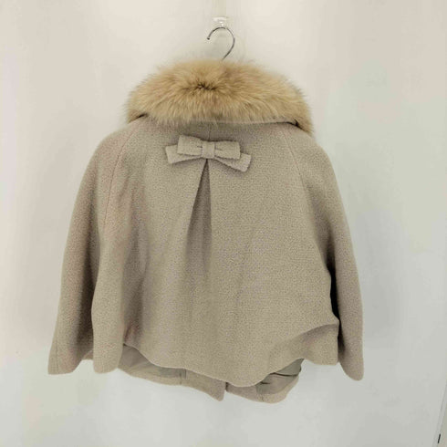 アナトリエ anatelier フォックスファーポンチョコート レディース JPN:38