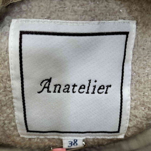 アナトリエ anatelier フォックスファーポンチョコート レディース JPN:38