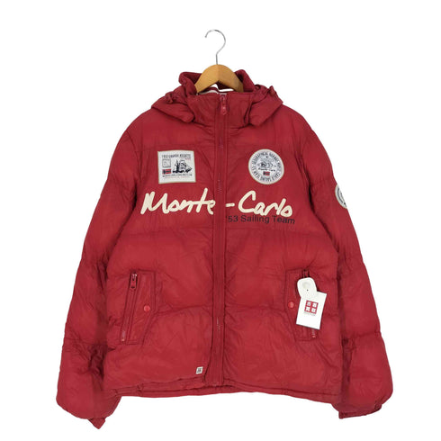 GEOGRAPHICAL NORWAY フード着脱 ナンバリング 中綿ジャケット メンズ import:L