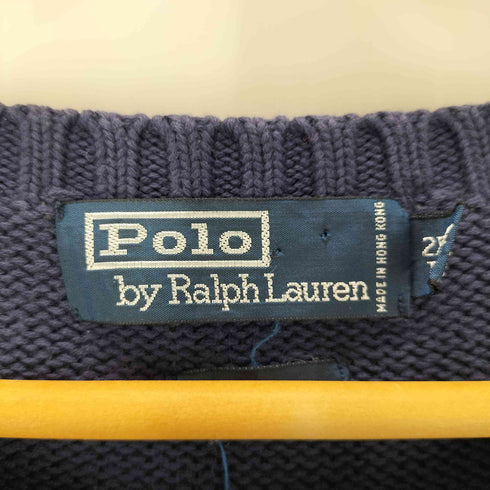 ポロバイラルフローレン Polo by RALPH LAUREN 90S ポニー刺しゅう コットンニット メンズ JPN:XXL
