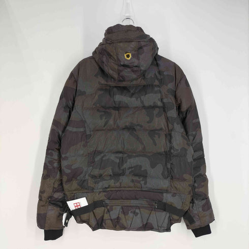 WELLENSTEYN MOTORO 迷彩柄 テフロン撥水加工 ダウンジャケット メンズ import:XL