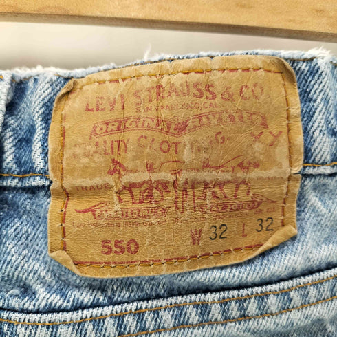 リーバイス Levis 90S 91年製 USA製 550 ワイドデニム メンズ 32/32