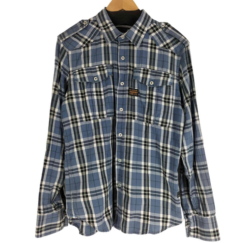 ジースターロー G-STAR RAW GOULD SHIRT L/S メンズ import:M