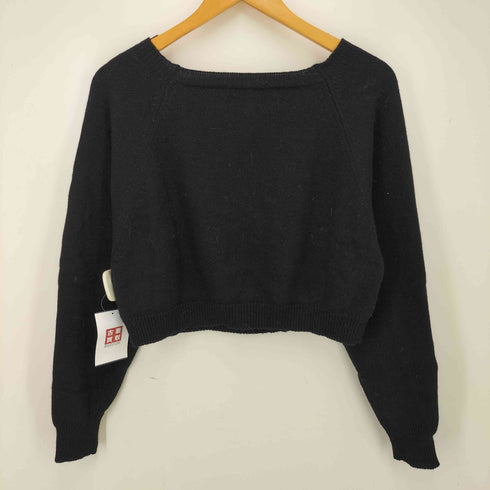 ERMANNO FIRENZE カシミヤ混 フロントプリントニット レディース 40